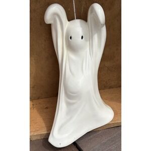 Rare Vintage Dancing Ghost Statue Decor Halloween Collectible 10.5" 1981